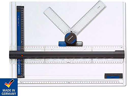 Staedtler 661 Mars Zeichenplatte, weiß DIN A3 im Set mit 660 Zeichenkopf