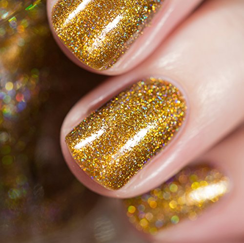 Image of ILNP Sparks May Fly - Ethereal Dijon Yellow Holographic Nail Polish