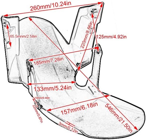 【関税込み】マッドガード 用 CB 用 CBR 650R CB650R CBR650R 2019 2020 2021 2022 オートバイ前輪マ