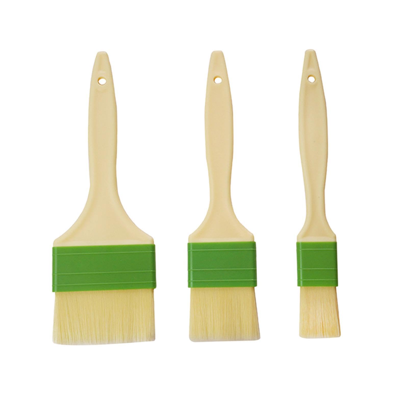 YIXANNX Pastry Brush For Grilling Kitchen Essential Meat Lovers Who Enjoy Basting Barbecue 3 Oiling Brushes For Cooking Basting Pastry Brush Grill BBQ