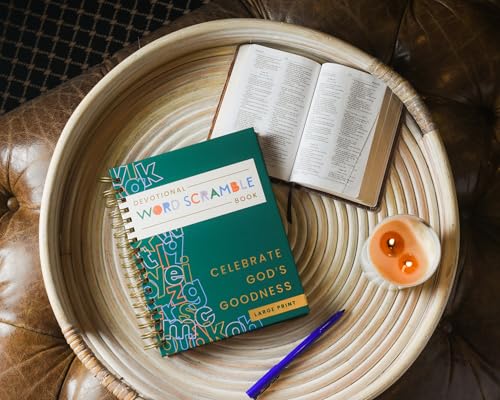 Celebrate God's Goodness: Devotional Word Scramble Book (70 Daily Devotions and Word Scrambles to Refresh Your Spirit) – The Perfect Gift for Christian Women (Faith Inspired Creativity) - image 3