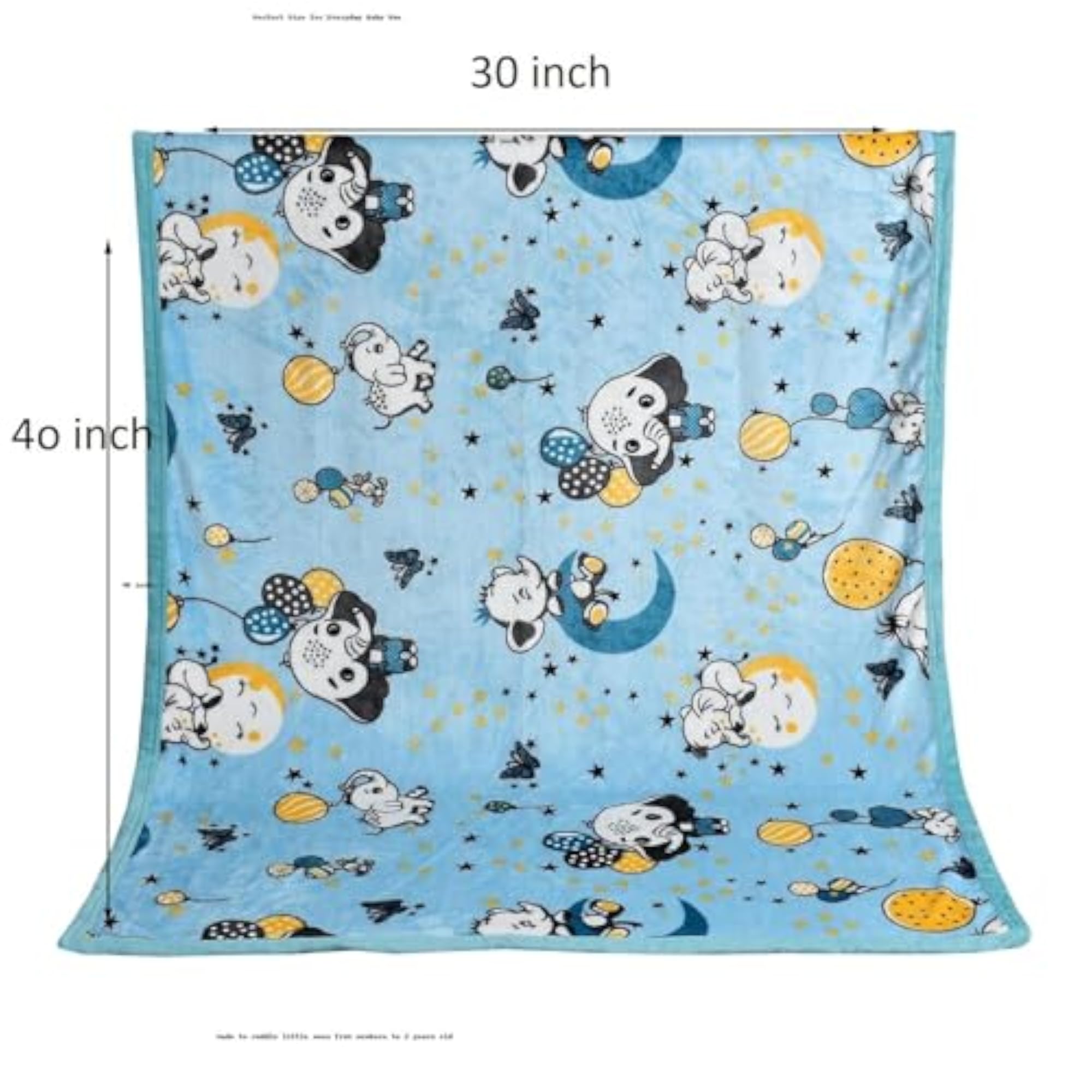Lightweight Summer Baby Blanket for 0-2 Years, Soft & Breathable