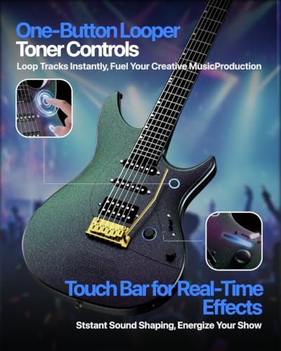 Image of ENYA INSPIRE PRO AL 39 inch Smart Electric Guitar, with Custom APEX LAB Pickups