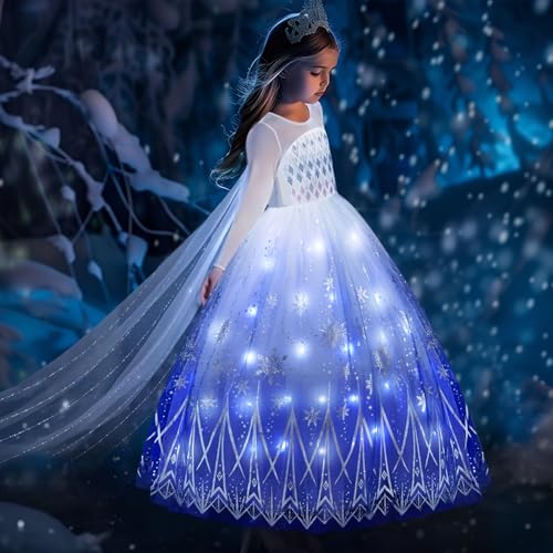 Disfraz de Princesa para Niñas con Luz miniatura 2
