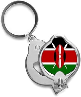 Kenya Africa National Emblem Finger Nail Clippers Scissor Stainless Steel Cutter