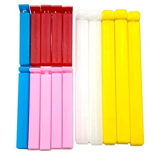 �ܗ��߃N���b�v ����18cm/11cm/8cm �e5�{ �v15�{�Z�b�g �J���[�����_�� �H�i�ܕۑ��p �V�[�����O�N���b�v �J���t�� �L�b�`���V�[���[ �H�i ������ �X�i�b�N�َq�Ȃǂ̕ۑ���ۊ� ���C�΍�� �܎~�߃N���b�v FMTFKJ3515