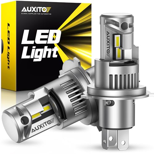 Image of AUXITO H4 Fog Light Bulb, 900% Brightness, CSP LED Chips Fog Lamps Replacement, Play and Plug, Pack of 2