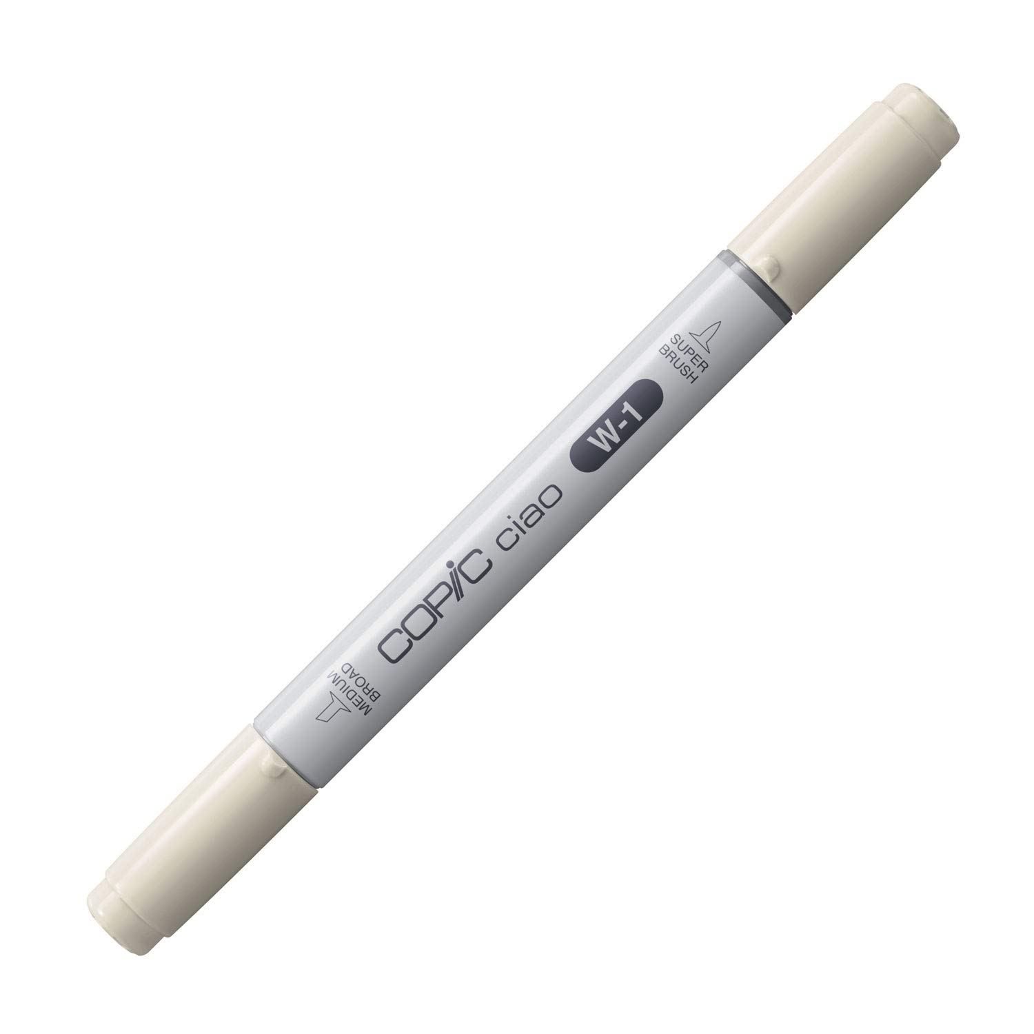 Copic Ciao Coloured Marker Pen - (W-1) Warm Gray No.1, For Art & Crafts, Colouring, Graphics, Highlighter, Design, Anime, Professional & Beginners, Art Supplies & Colouring Books
