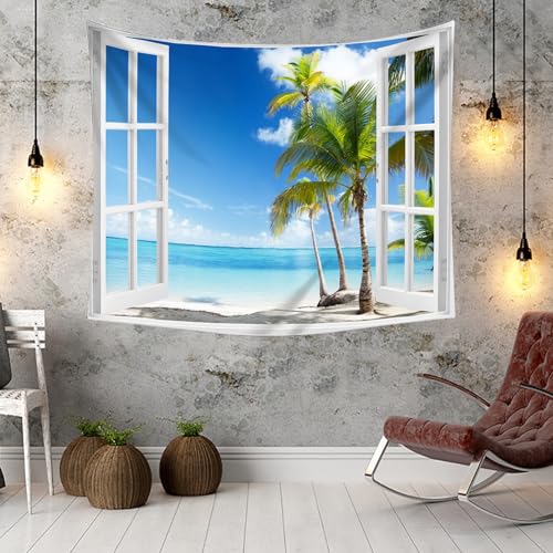 Tenture murale petite taille pour illuminer une chambre sombre avec vue plage - 3