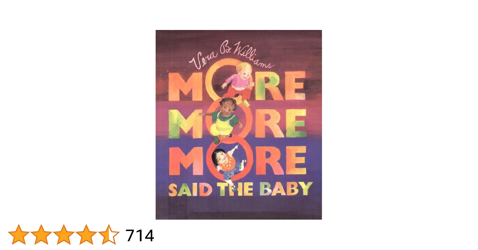 専用　受賞作品　more more more said the baby More More More, Said the Baby (Caldecott Honor Book) by Vera