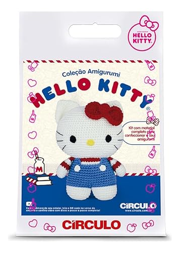 Kit Amigurumi Hello Kitty da Circulo (amarelo)