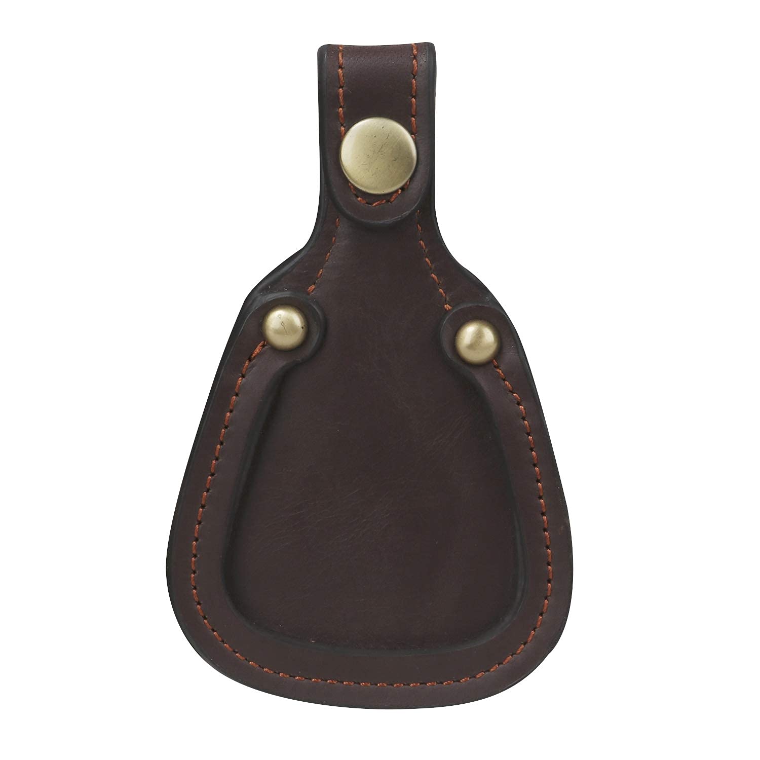 TOURBON Shooting Hunting Gun Barrel Rest Toe Protector Pad Thick Leather - Brown