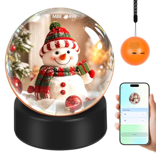 Memory Orb Ball 2.76 Crystal Video Orb with Digital Display