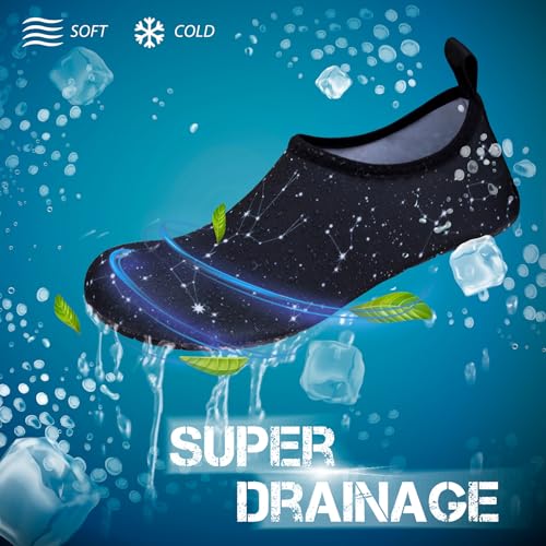 Image of SIMARI Water Shoes for Women Men Swim Aqua Socks Beach Pool Essentials Barefoot Surf River Boat Kayak Sea Yoga Sand Exercise Sport Accessories Breathable Quick-Dry Adult Youth Kid Size SWS001