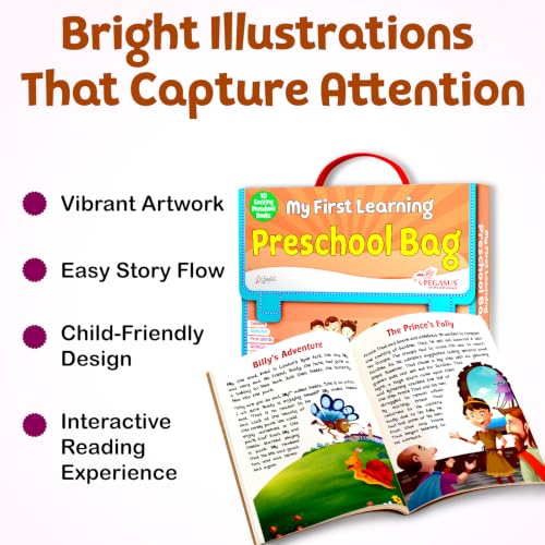 Image of My First Learning Preschool Bag - Set of 10 Exciting Preschool Books