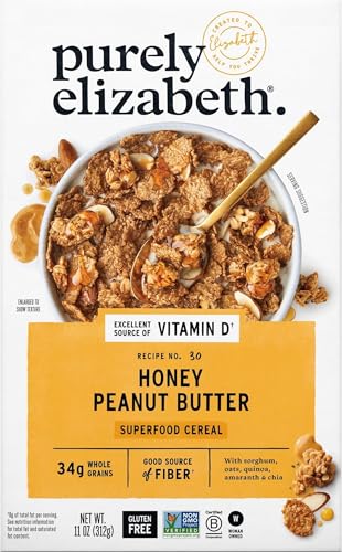 Purely Elizabeth, Cereal Honey Peanut Butter, 11 Ounce