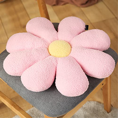 Hxiyan Flower Pillow Funny Cushion Floor Pillow Flower Cushion Seat Cushion Sofa Cushion Bed Pillow Car Cushion (19.6In, Pink) #TOP2