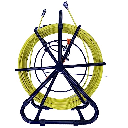 Sewer Camera,Endoscope Camera Replacement Accessory 33ft Fiberglass Cable Print Meter Counter,17mm Interface Stiff Wire w/Metal Coil,4.8mm Diameter(33ft/10M?