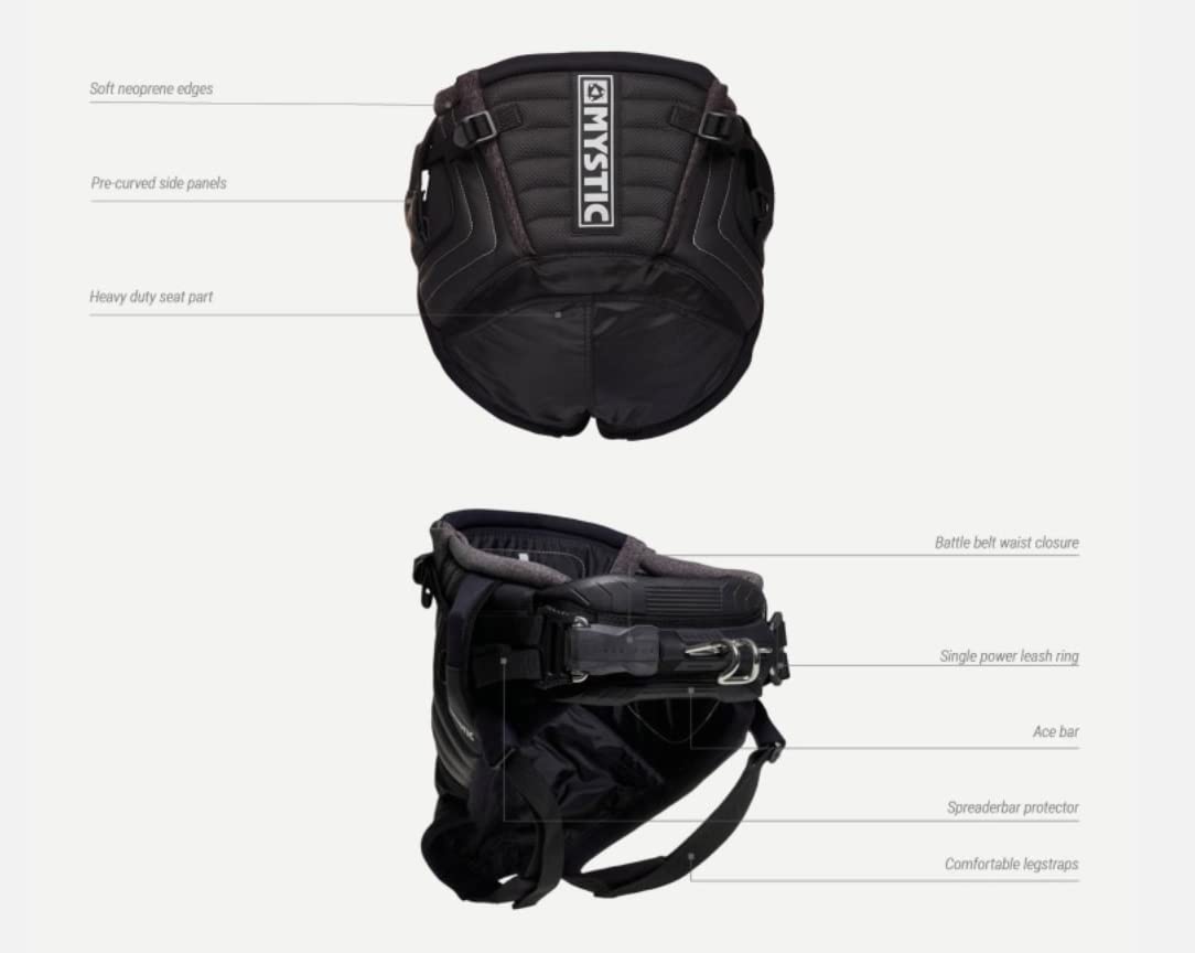 MYSTIC Harnais Culotte Driver Black