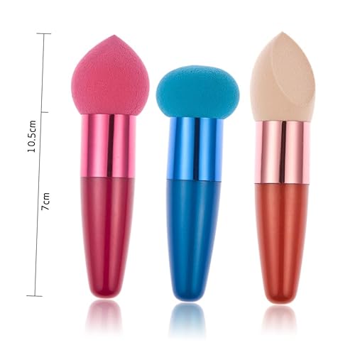 Miniatura 8 de STAHAD Brochas de maquillaje de viaje para Maquillaje - Juego de brochas de maquillaje profesional de 3 piezas para sombra de ojos, juego de brochas