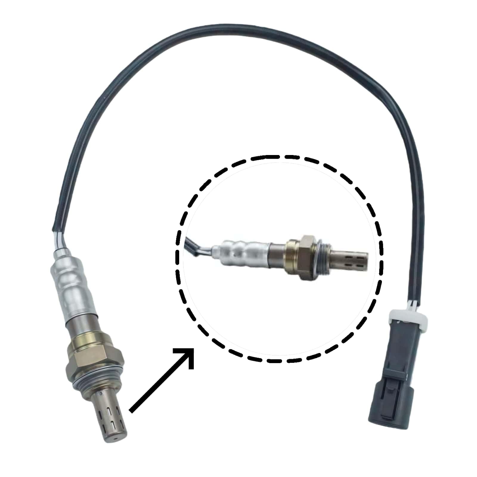 Sensore di ossigeno sonda lambda compatibile con 250-24001 250-24301 1035595 1053108 1143514 2S6A-9G444-BA 3721930 XR3F-9G444-BA