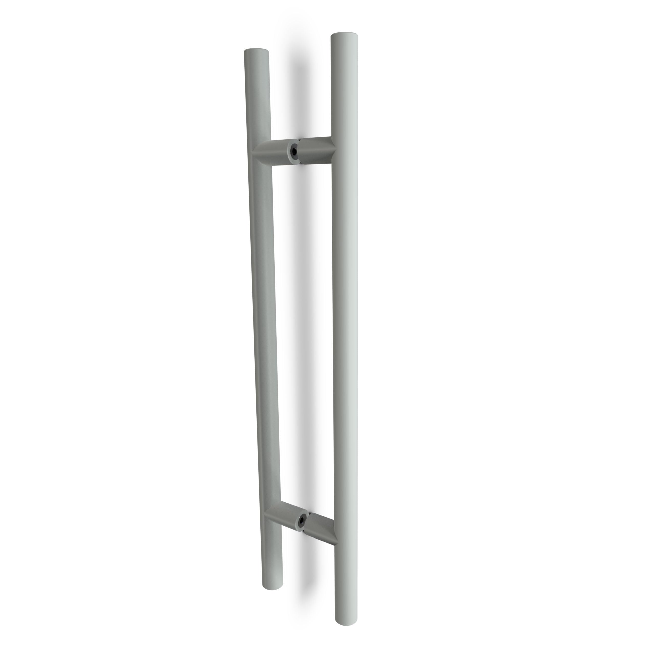 Poignée de porte d'entrée inox 304 anti-trace blanche mate 50cm