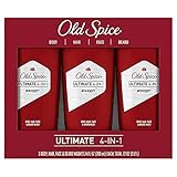 Old Spice Ultimate 4 in 1 Body Hair Face and Beard Wash, Swagger Scent, 24 Fl Ounce (3 Count)