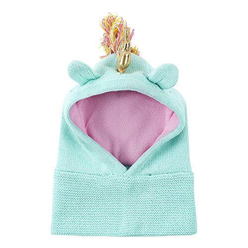 ZOOCCHINI Baby/Toddler Knit Balaclava Hat Allie The Alicorn Blue