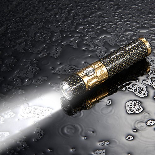 LUMINTOP Duke 600 Lumen Brass AA 14500 LED Torcia