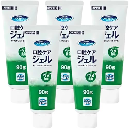 【まとめ買い】 カワモト マウスピュア 口腔ケアジェル ウメ風味 90g 介護用品 口腔保湿 ドライマウス (5個セット)