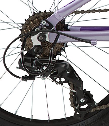 Diamondback Bicycles Lustre 20 Youth Girls 20" Wheel Mountain Bike, Purple - Thumbnail 4
