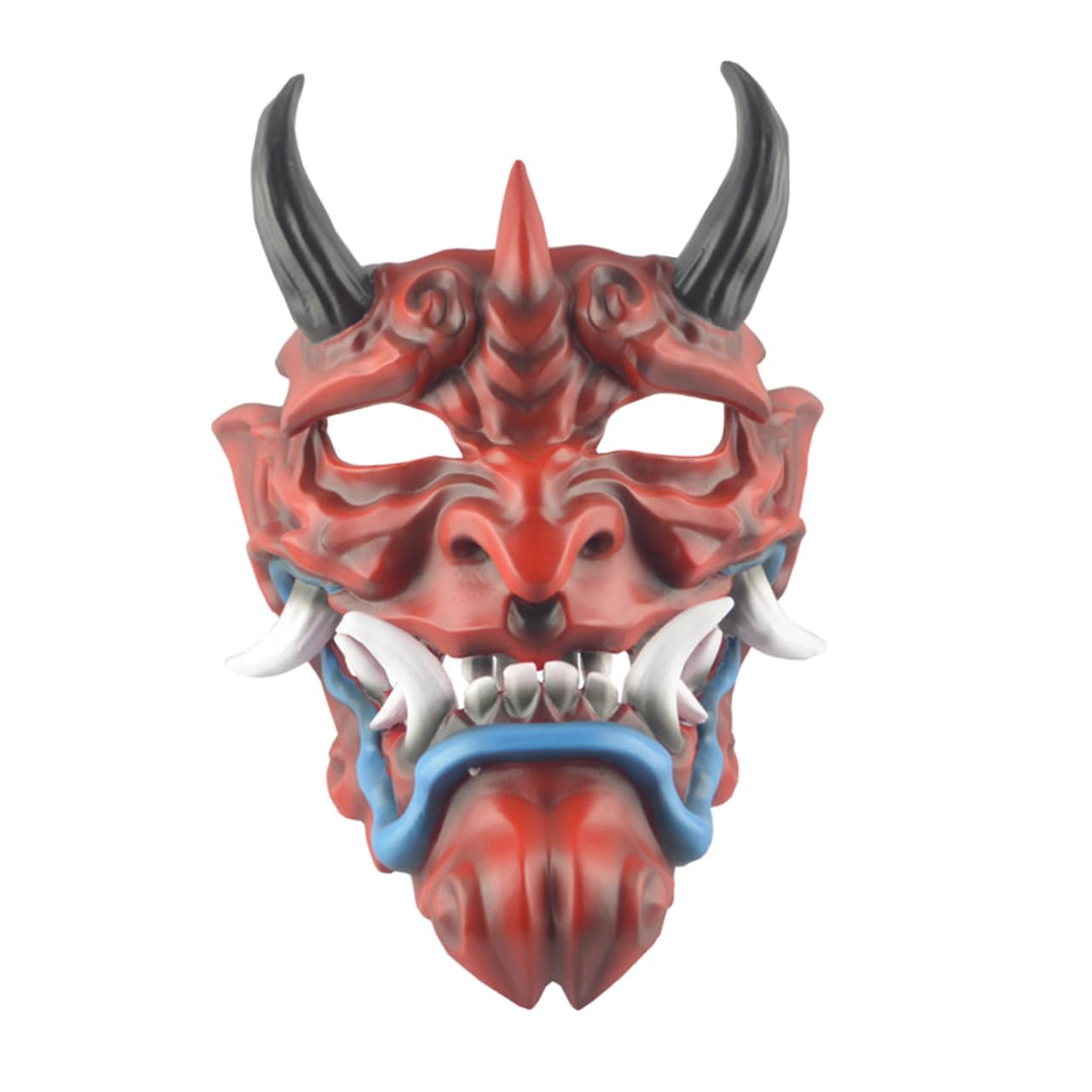 ibasenice 1pezzi Maschera Da Diavolo Per Halloween Articoli Per Feste Maschera Da Cosplay in Plastica Resistente Adatta Tutti Per Decorazioni Murali Feste Horror e Carnevale