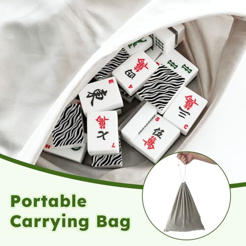 Set de Fichas American Mahjong 166 Piezas con Bolsa y Accesorios miniatura 5