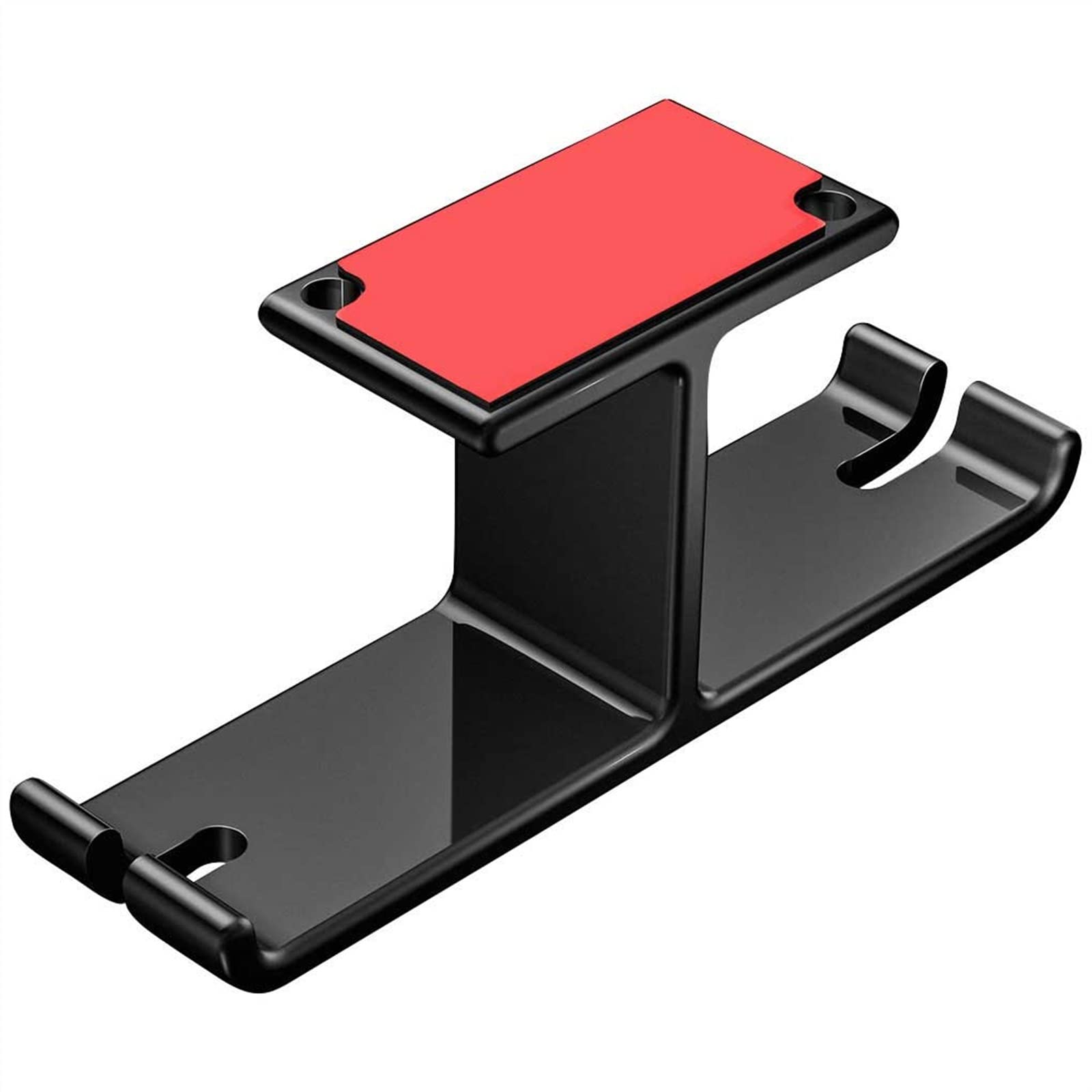 Supporto per supporto per cuffie Doppio gancio for cuffie Stand sotto il gancio da scrivania Adesivo adesivo in alluminio Doppio supporto for cuffie Accessori for giochi for PC con organizer for cavi