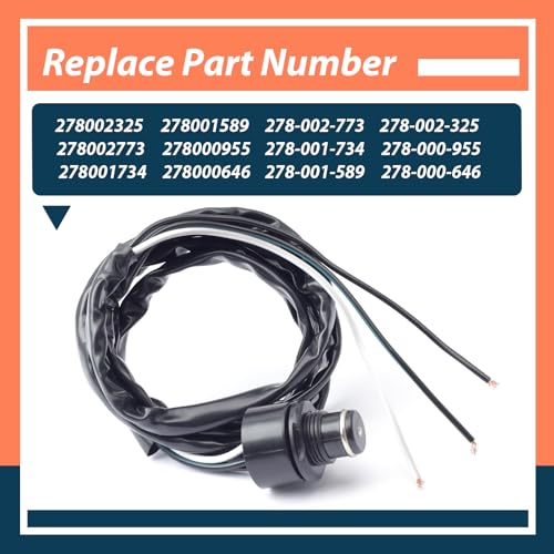 Image of 278002325 New 3-Wire Safety Switch Compatible with SeaDoo Dess Post Series Model XP SP SPX GS GSI GTI GSX GTX RX RXP RXT Wake, Replace 278002773 278001734 278001589 278000955 278000646
