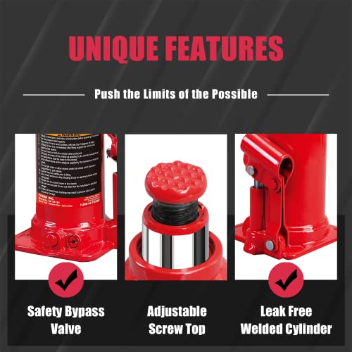 BIG RED T90203B Bottle Jack - Features