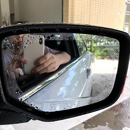 Sangmei 2 peças de filme protetor de espelho retrovisor para carro janela anti-nevoeiro espelho retr
