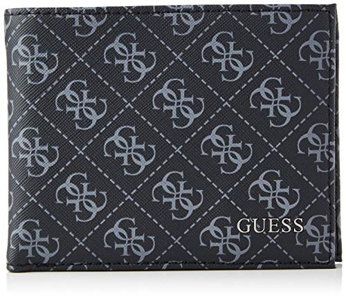 Preisvergleich Produktbild Guess Herren VEZZOLA Flat Billfold Reisezubehör-Brieftasche, schwarz, Einheitsgröße