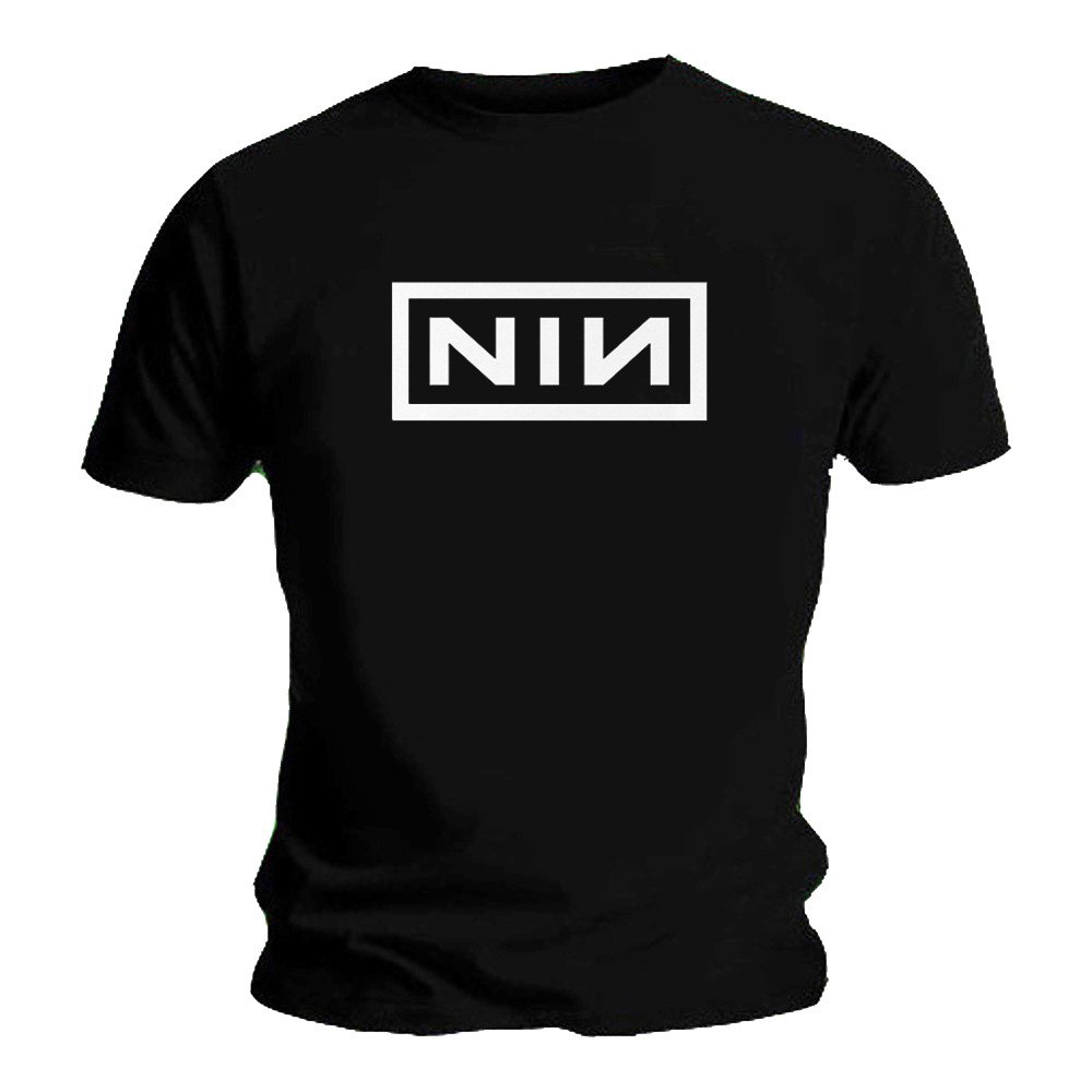 Nine Inch Nails Official Black T Shirt NIN Classic 'White