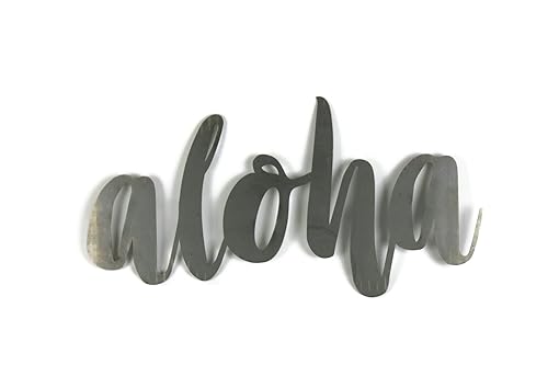Miniatura 265 de Steel Metal Script Word Art - Various Sizes and Finishes (cheers Small 12.5x6", Raw, Unfinished Steel)