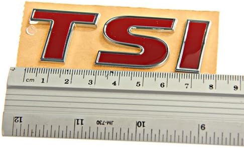 Genuine VW EOS Golf Tiguan Complete Red TSI Emblem 1Q0853675QGQF