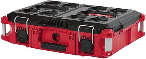 Tool Box for Milwaukee Tool Packout Polymer durable Tool Box 22 in 75 lb Capacity Impact Resistant