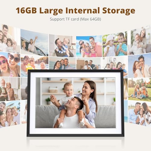 Image of Dragon Touch 10.1'' WIFI Digital Picture Frame - 1280*800 HD IPS Touch Screen Digital Photo Frame Display, Auto-Rotate, Share Photos /Videos Instantly via Free App Best Gifts for Birthday, Wedding, Mom