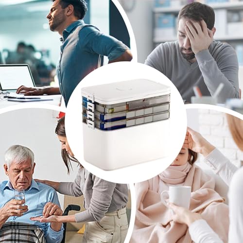 Étui de support de pilules multiples et boîte de rangement médecine portable