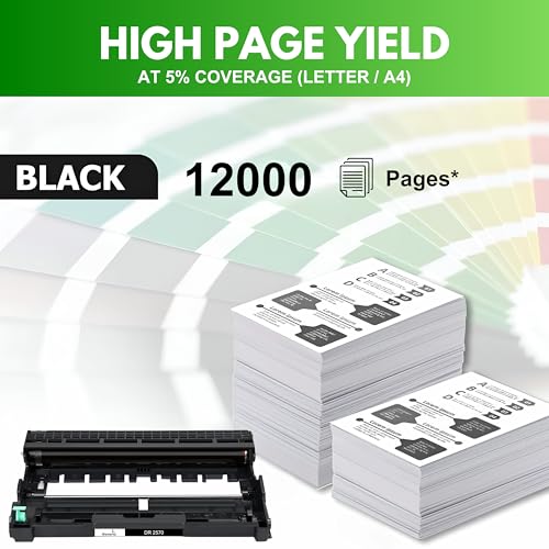 Image of DR 2570 Compatible Imaging Drum Unit for Brother Printers HL-L2400D, HL-L2440DW, HL-L2460DN, HL-L2460DW, DCP-L2605DW, DCP-L2640DW, DCP-L2680DW (DR 2570 Drum Unit Pack of 1)