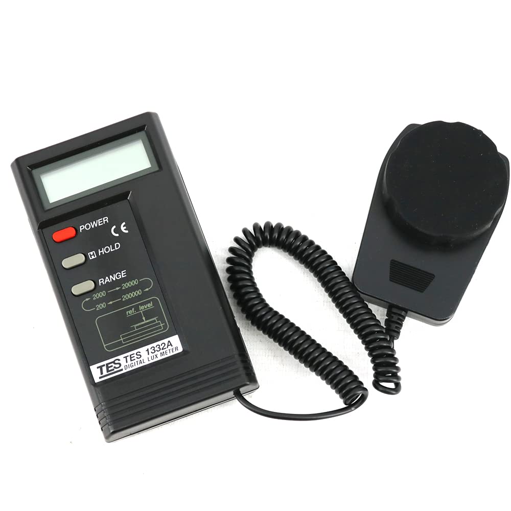 TES-1332A - Medidor digital de luminancia de lux 200/2000/20000/20000/200000 Lux