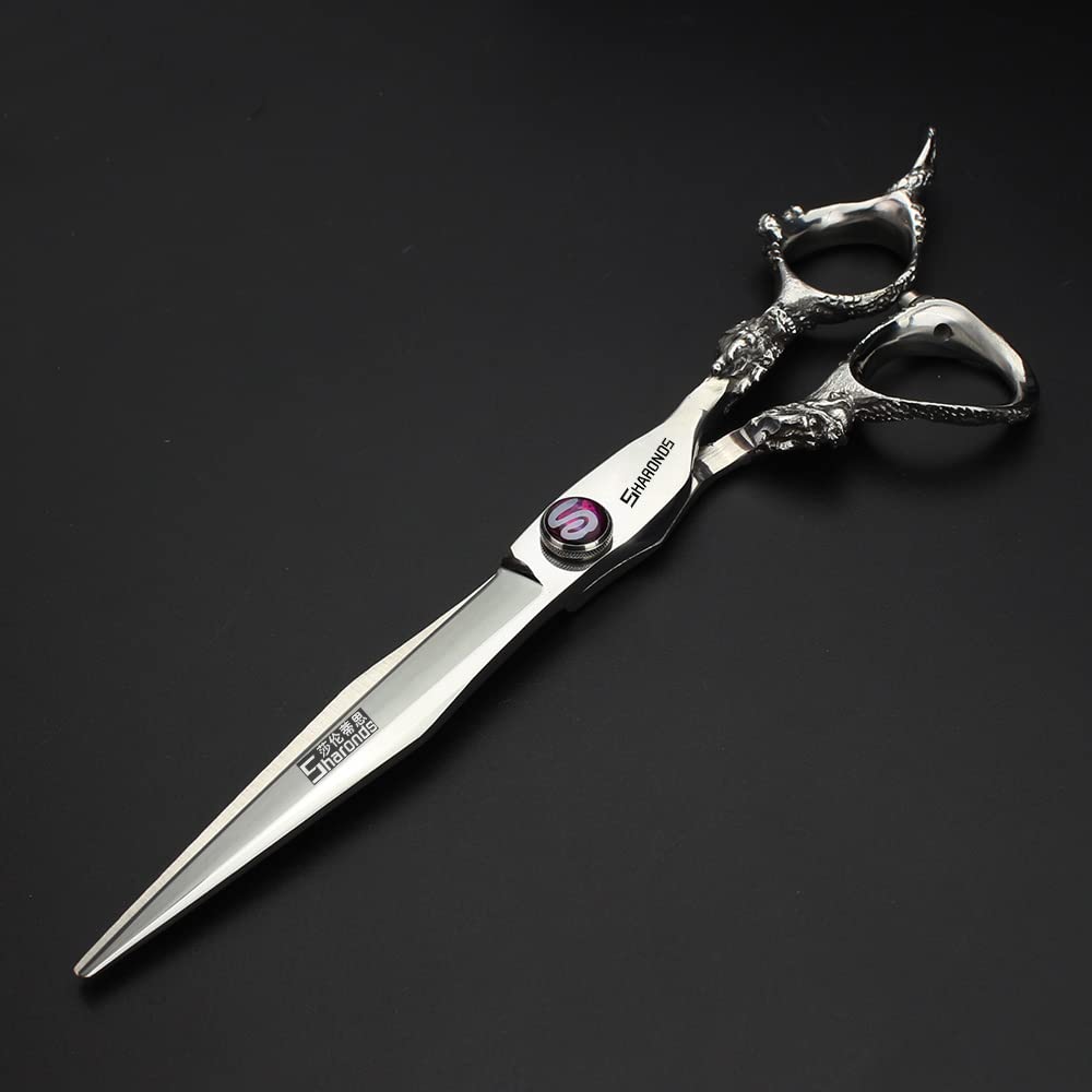 Hair Scissors Super Sharp Hair Scissors 6-inch/7-inch Scissors for Stable Hand Feel (7 inches, 2 Pieces-B) - Image 3