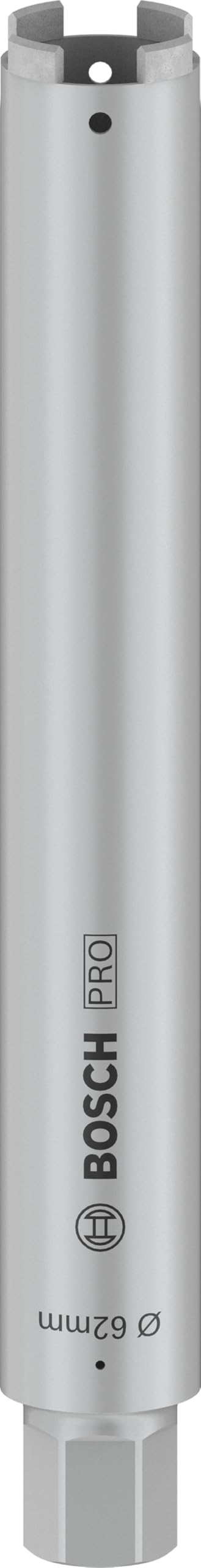 Bosch Accessories 2608601405 Diamond Dry Core Drill, 0 V, Silver, 62 x 400 mm