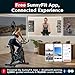 JLL Exercise Bike for Home Use, Magnetic Resistance Stationary Bike, Smart Bluethooth w/Fitness App Connection, LCD Monitor, Indoor Spining Bike Exercise Workout Equipment for Cardio Training - Black