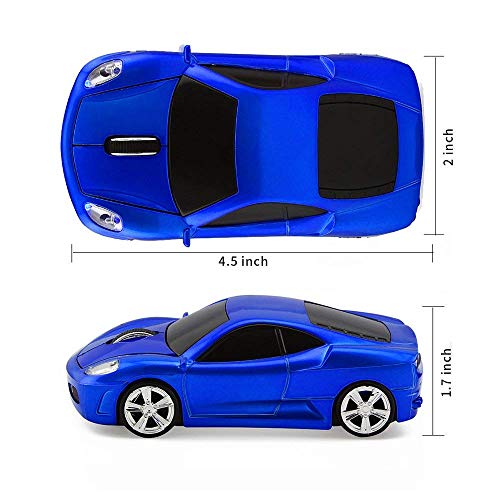 Jinfili 2.4Ghz Wireless Car Shape Mouse 3D Optical Gaming Mice Usb Mini Receiver For Pc Laptop Computer #TOP3